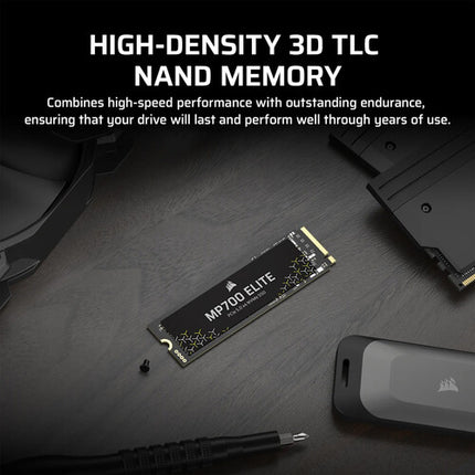 CORSAIR 1TB MP700 ELITE SSD Interna NVMe PCIe 5.0 M.2 2280 10000MBs