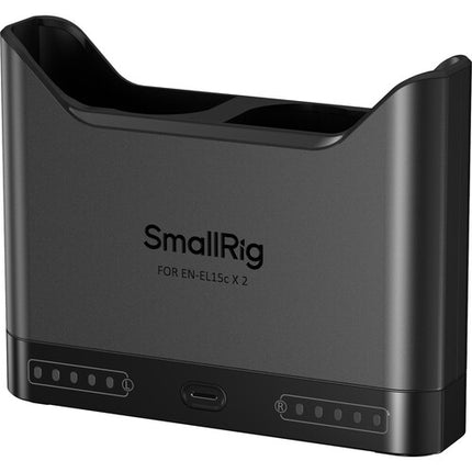 SmallRig EN-EL15c Cargador Doble para Baterías Cámara USB-C