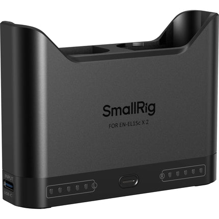 SmallRig EN-EL15c Cargador Doble para Baterías Cámara USB-C