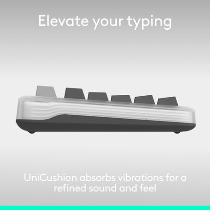 Logitech Alto Keys K98M Teclado Inalámbrico Bluetooth Blanco Retroiluminado 12 Meses Autonomía