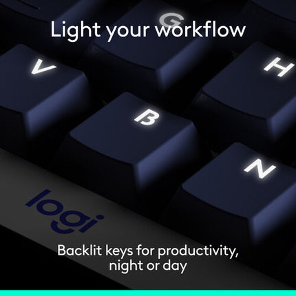 Logitech Alto Keys K98M Teclado Inalámbrico Bluetooth Blanco Retroiluminado 12 Meses Autonomía