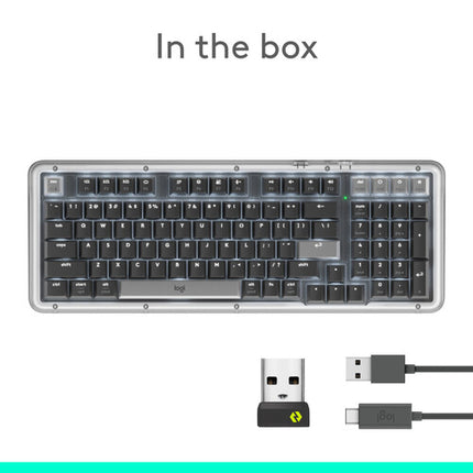 Logitech Alto Keys K98M Teclado Inalámbrico Bluetooth Blanco Retroiluminado 12 Meses Autonomía