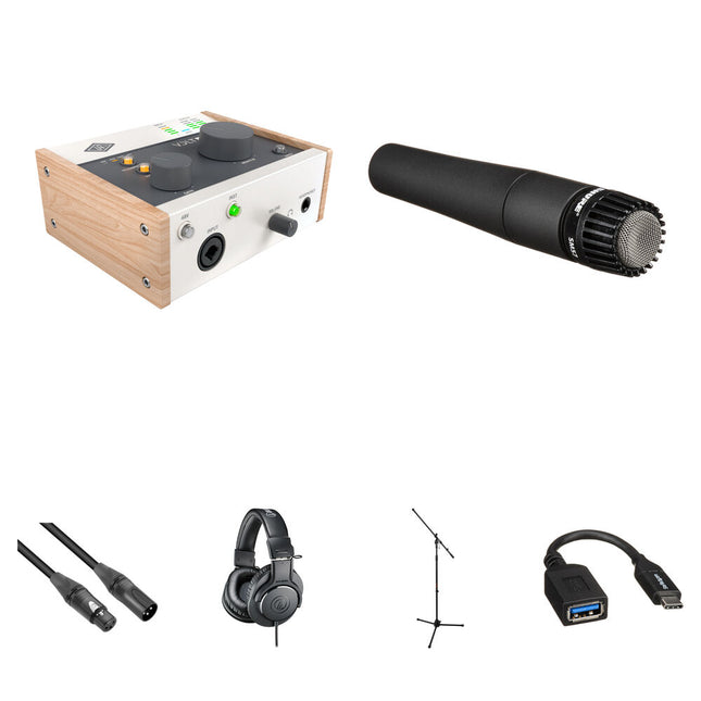 Universal Audio Volt 176 Interfaz de Audio MIDI USB-C 24-Bit 192kHz Kit Guitarra