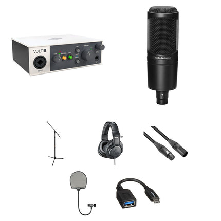 Universal Audio Volt 1 Interfaz de Audio USB-C 24 Bit 192 kHz con Kit de Grabación