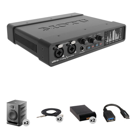 MOTU UltraLite-mk5 Interfaz Audio MIDI USB-C con 24 Bit 192 kHz y Kit de Mezcla