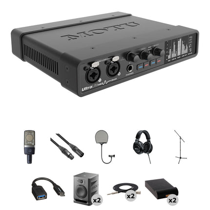 MOTU UltraLite-mk5 Interfaz de Audio USB-C 24-Bit 192 kHz con Kit de Estudio Completo