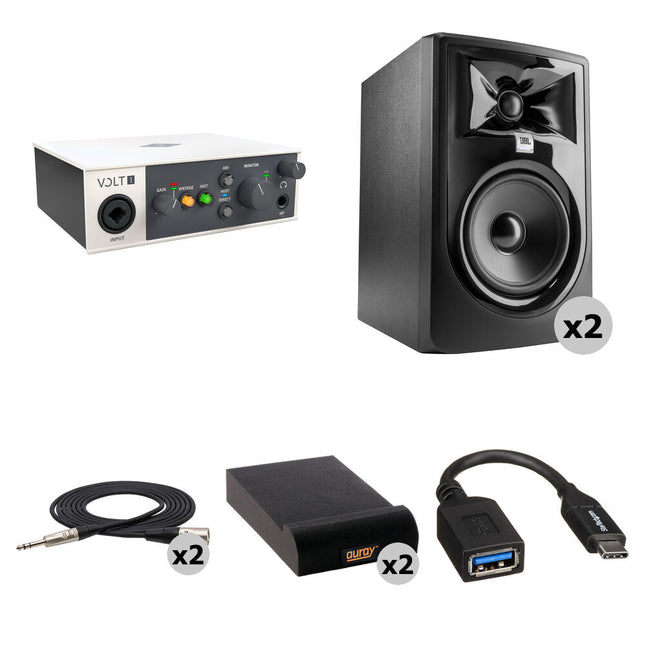 Universal Audio Volt 1 Interfaz de Audio USB-C 24-Bit 192 kHz Kit de Mezcla