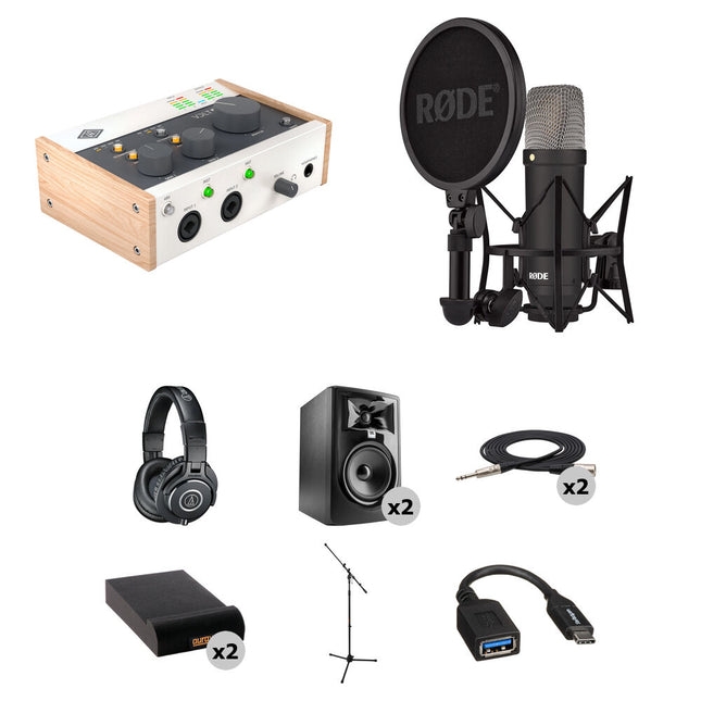 Universal Audio Volt 276 Interfaz de Audio USB-C 2x2 24-Bit 192kHz con Kit Profesional