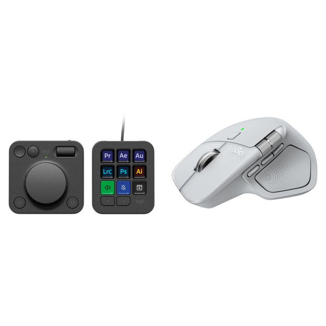 Logitech MX Master 4 Ratón Inalámbrico 8000 dpi Kit Creativo con Consola
