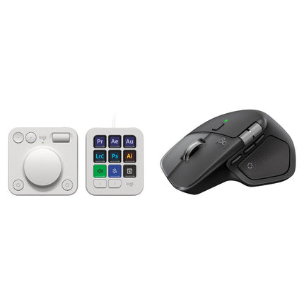 Logitech MX Master 4 Mouse inalámbrico 8000 dpi y Kit consola creativa