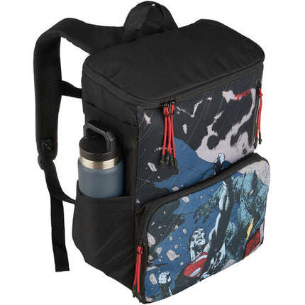 Hex Comic Book Collector Backpack V2 Batman vs Superman 19L resistente al agua con funda para laptop 15