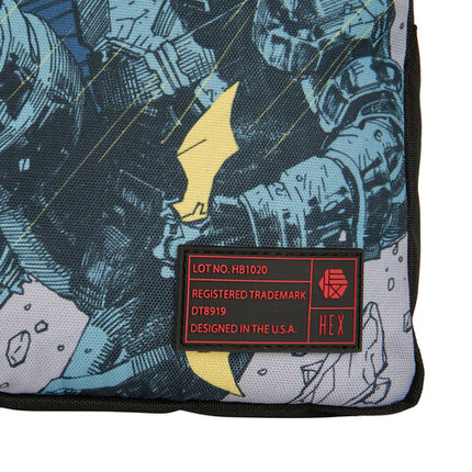 Hex Comic Book Collector Backpack V2 Batman vs Superman 19L resistente al agua con funda para laptop 15