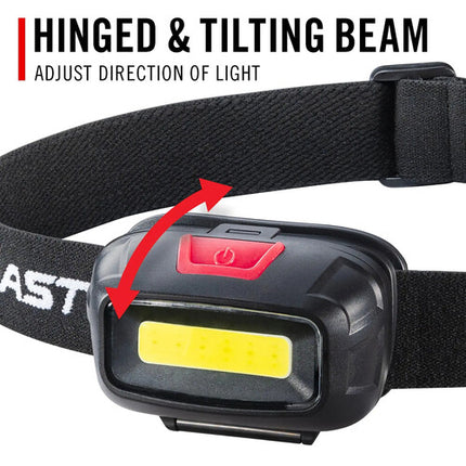COAST FL13 Linterna Frontal LED COB Dual 250 Lumen Ajustable Con Baterías AAA