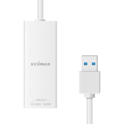 EDIMAX Technology Adaptador USB-A a Ethernet Gigabit RJ45 1Gbps Plug Play