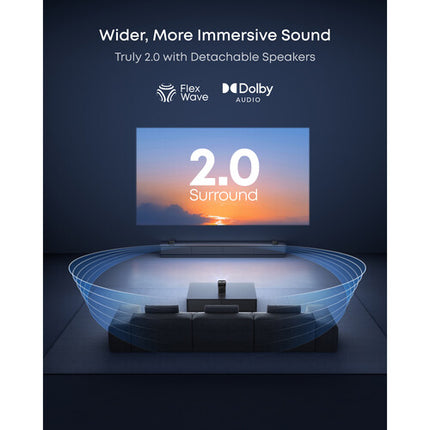 NEBULA BY ANKER P1 Proyector portátil Full HD 650 lúmenes altavoces extraíbles