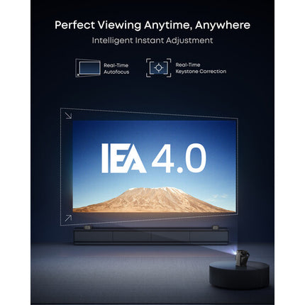 NEBULA BY ANKER P1 Proyector portátil Full HD 650 lúmenes altavoces extraíbles