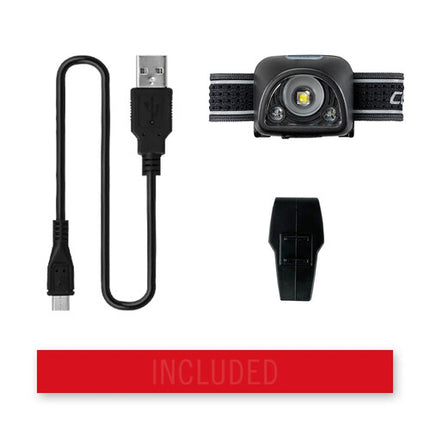 COAST FL1R Linterna frontal recargable 300 lúmenes 3.8 horas IP54
