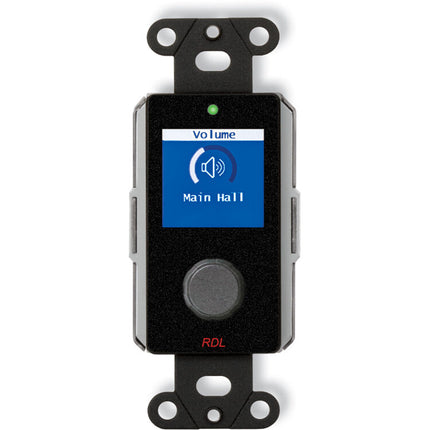 RDL DB-NVC2 Control de Volumen en Red Dante AES67 con LCD y PoE