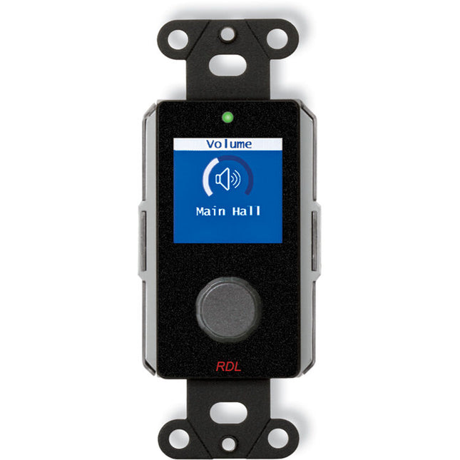 RDL DB-NVC2 Control de Volumen en Red Dante AES67 con LCD y PoE