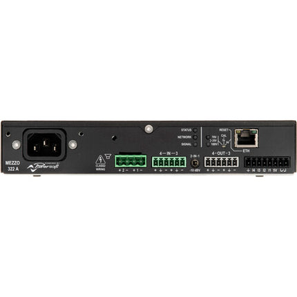 Powersoft MEZZO 322 A Amplificador Flexible 320W 2 Canales con DSP y Protección