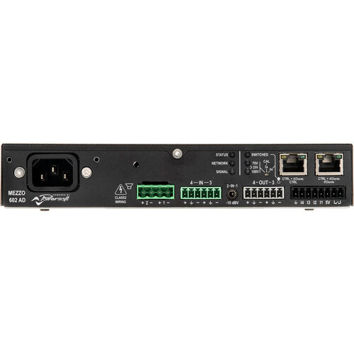 Powersoft MEZZO 324 AD Amplificador Flexible 320W 4 Canales DSP Dante