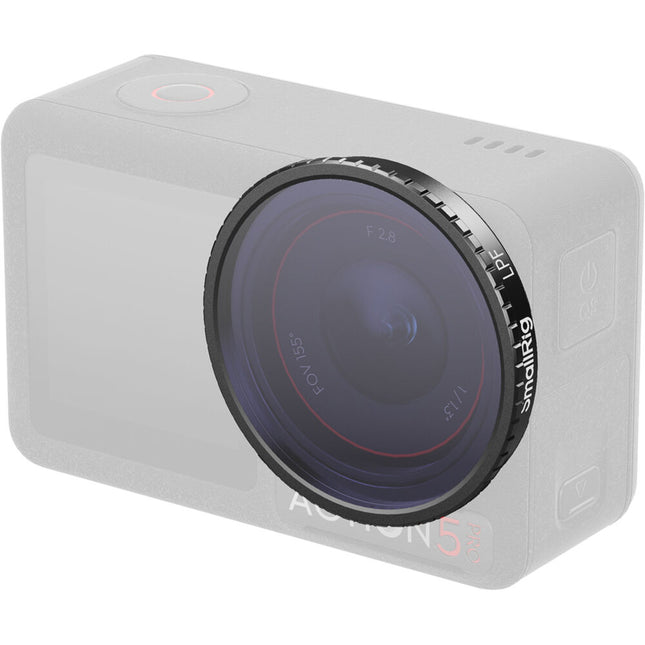 SmallRig Filtro Reducción de Contaminación Lumínica para DJI Osmo Action 4 5 Pro Multicapa