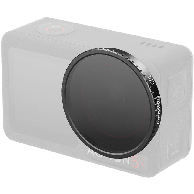 SmallRig Filtro CPL para DJI Osmo Action 4/5 Pro Montaje Snap-On Multicapa
