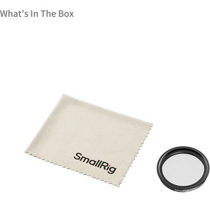 SmallRig Star Cross filtro para DJI Osmo Action 4/5 Pro vidrio multirrevestido y sistema snap-on