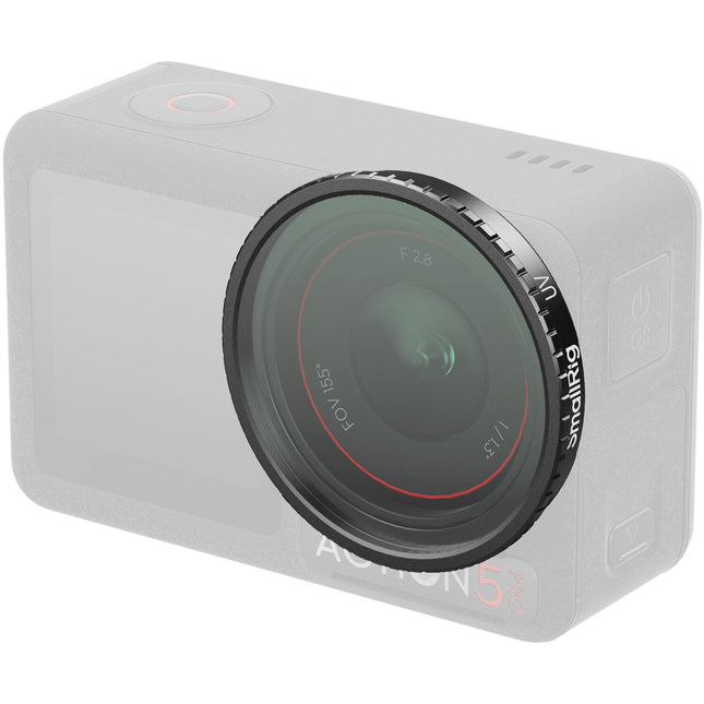 SmallRig Filtro UV para DJI Osmo Action 4/5 Pro Multicapa y Antirreflejos con Montaje Snap-On