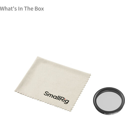 SmallRig Filtro Black Mist 1/4 para DJI Osmo Action 4 y 5 Pro Multicapa