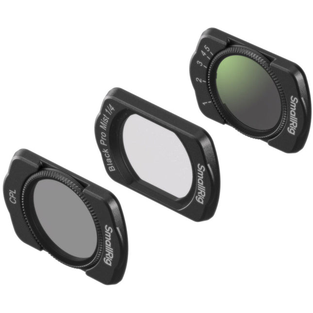 SmallRig Kit de Filtros para DJI Osmo Pocket 3 Pack Magnético CPL ND2 ND32
