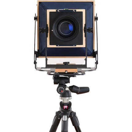 Intrepid Camera 8 x 10 Cámara de Gran Formato con Fuelle Azul Extensión 20.1"