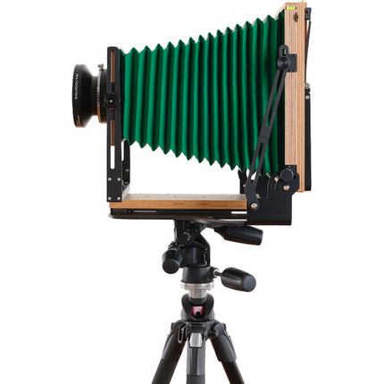 Intrepid Camera 8 x 10 Cámara de Visor Verde Extensión 20.1 Pulgadas y Control Lineal