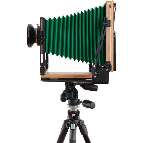 Intrepid Camera 8 x 10 Cámara de Visor Verde Extensión 20.1 Pulgadas y Control Lineal