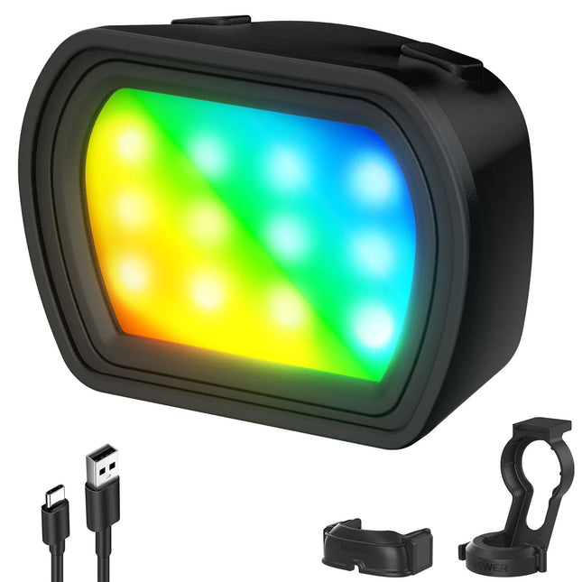 Neewer BASICS M21C Luz de Relleno RGB Magnética para DJI Osmo Pocket 3 con Batería 200mAh y Cable USB-C
