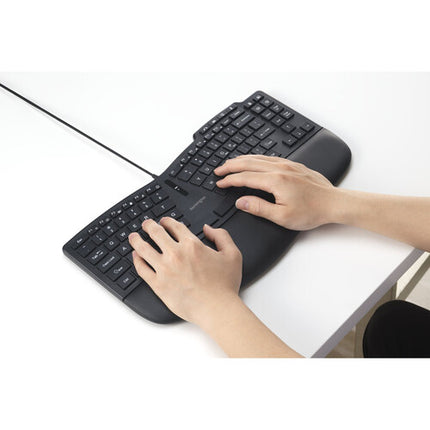 Kensington Pro Fit Ergo KB675 EQ TKL Teclado Ergonomico Completo USB-A y 20 Teclas Programables