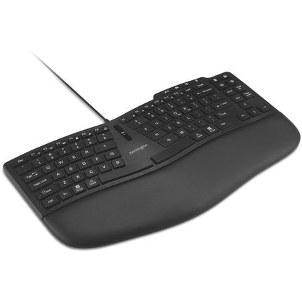 Kensington Pro Fit Ergo KB675 EQ TKL Teclado Ergonomico Completo USB-A y 20 Teclas Programables