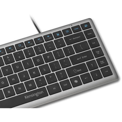 Kensington KB415 EQ Teclado compacto con 86 teclas y cable USB-C de 1.5 m