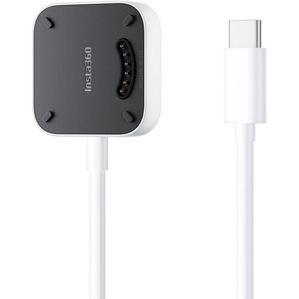 Base de Carga Insta360 para GO Ultra con Cable USB-C y Montaje Magnético
