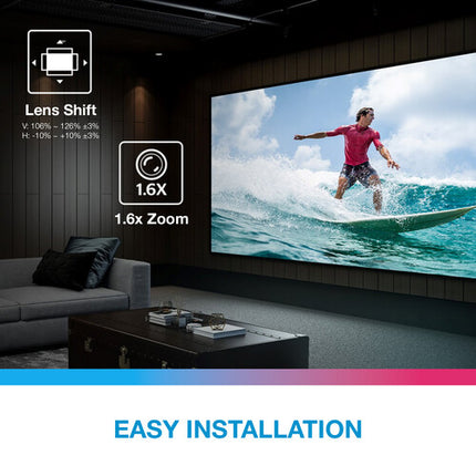 Optoma Technology UHZ68 Proyector Teatro en Casa 4500 Lúmenes UHD 4K Dual Láser