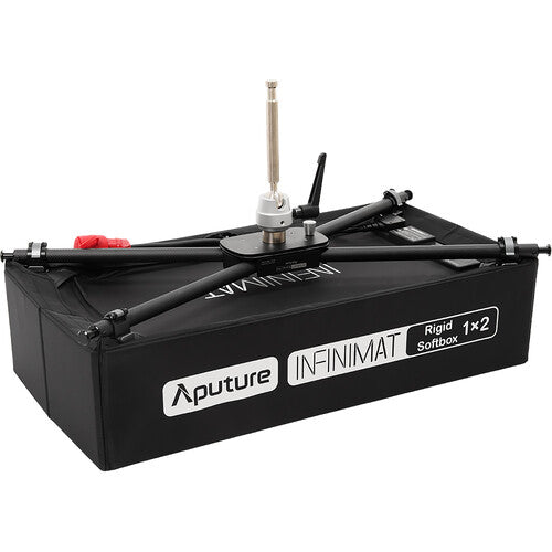 Aputure INFINIMAT Softbox Rígido 1 x 2' con Difusores y Rejilla de Control de Luz