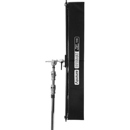 Aputure INFINIMAT Rigid Softbox 1 x 4' Modificador LED Plegable con Difusores y Rejilla