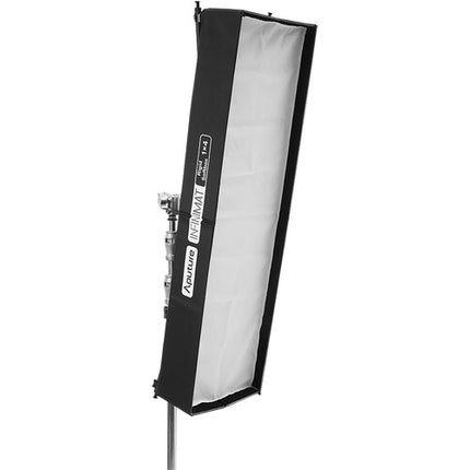 Aputure INFINIMAT Rigid Softbox 1 x 4' Modificador LED Plegable con Difusores y Rejilla