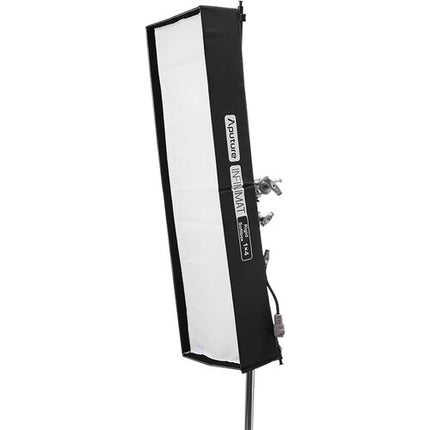 Aputure INFINIMAT Rigid Softbox 1 x 4' Modificador LED Plegable con Difusores y Rejilla