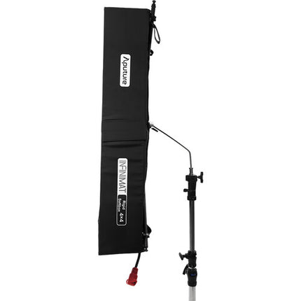 Aputure INFINIMAT Rigid Softbox 4x4 pies con difusores y rejilla de control luz