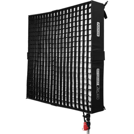 Aputure INFINIMAT Rigid Softbox 4x4 pies con difusores y rejilla de control luz