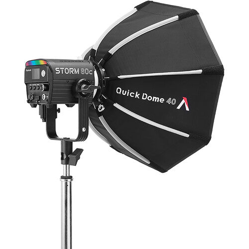 Aputure Quick Dome 40 Softbox Parabólico 15.7" con Rejilla 40º para STORM 80c