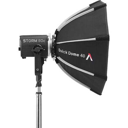 Aputure Quick Dome 40 Softbox Parabólico 15.7" con Rejilla 40º para STORM 80c