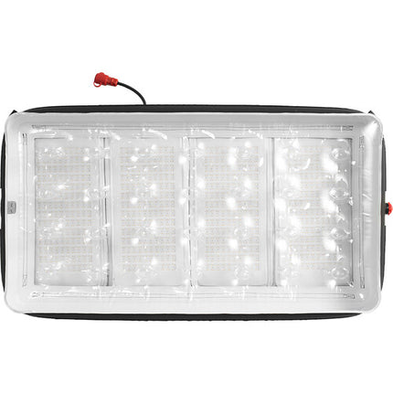 Aputure INFINIMAT Luz LED RGBWW Modular 2 x 4' con Softbox Claro