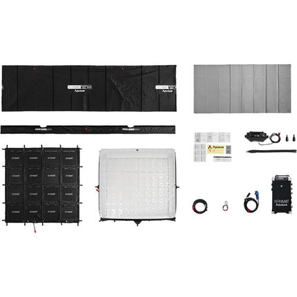 Aputure INFINIMAT LED Luz Matriz RGBWW 8x8 Pulgadas 1600W Control Box Pack